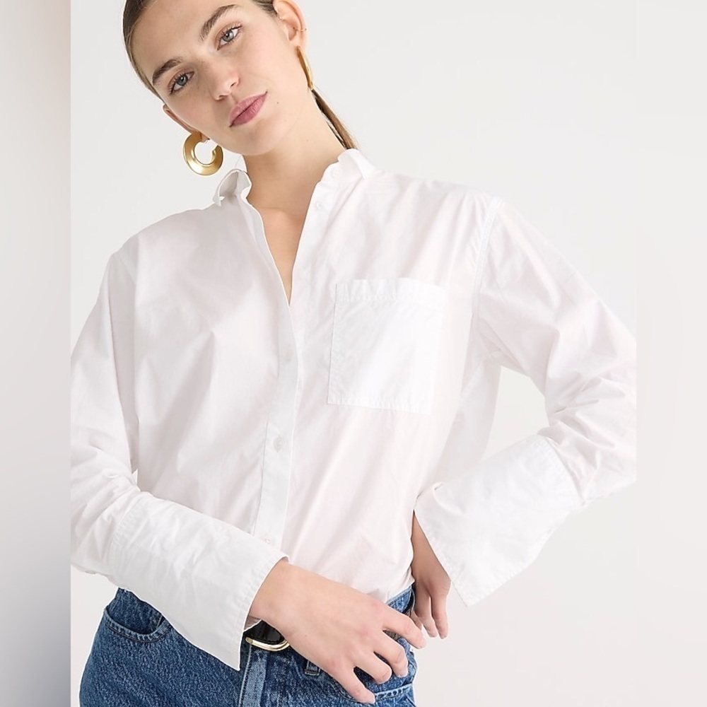 J Crew Garçon shirt in cotton poplin BV653